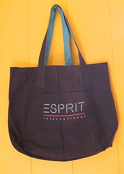 esprit bags from the 90s|esprit canvas tote bag.